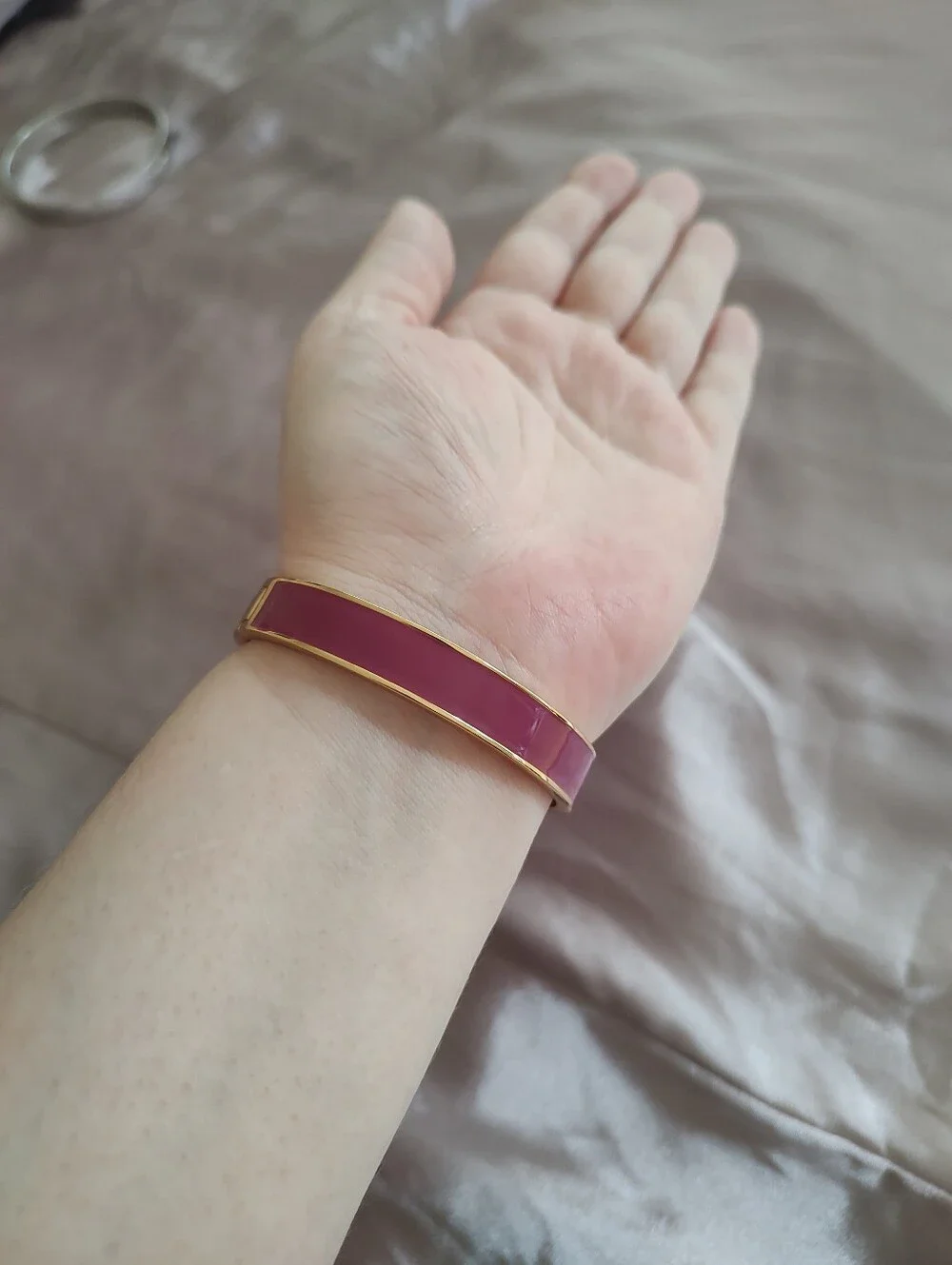 Kate Spade Punch Out Spade Hinge Bracelet